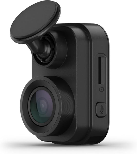 Garmin Dash Cam Mini 2, Tiny Size, 1080p and 140-degree FOV, Monitor Your Vehicle While Away w/ New Connected Features, Voice Control - PuriLite