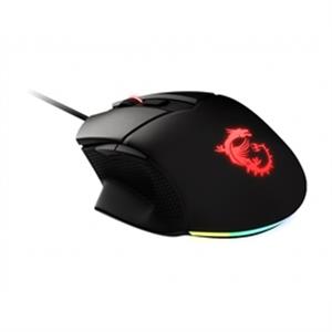 MSI Mouse Clutch GM20 ELITE TRUE RGB Optical Sensor USB Wired 6buttons