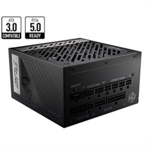 MSI Power Supply MPGA850GPCIE5 MPG A850G PCIE 5 850W APFC 80+Gold Fully-Modular ATX Black