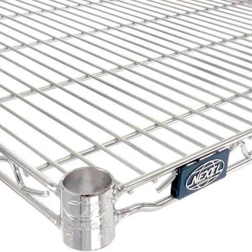 Nexel® S2424C Chrome Wire Shelf 24"W x 24"D - PuriLite