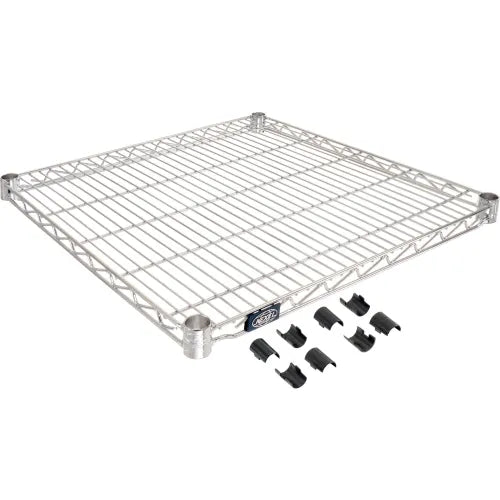 Nexel® S2424C Chrome Wire Shelf 24"W x 24"D - PuriLite