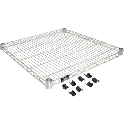 Nexel® S2424C Chrome Wire Shelf 24"W x 24"D - PuriLite