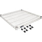 Nexel® S2424C Chrome Wire Shelf 24"W x 24"D - PuriLite