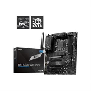 MSI Motherboard PROB760PWIFID4 PRO B760-P WIFI DDR4 B760 Socket1700 Maximum 128GB DDR4 ATX