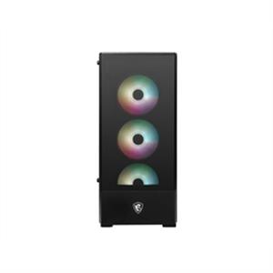 MSI Case MAG FORGE 112R Mid-Tower 4mm Tempered Glass 4x120mm ARGB Fan - PuriLite