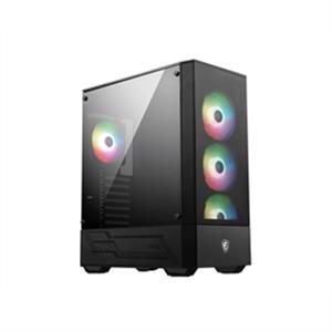 MSI Case MAG FORGE 112R Mid-Tower 4mm Tempered Glass 4x120mm ARGB Fan - PuriLite