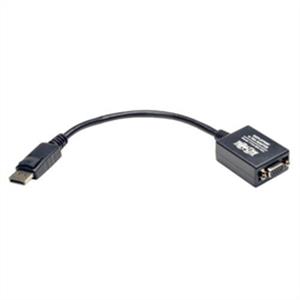 Tripp Lite Cable P134-06N-VGA 6in Displayport to VGA Adapter Male/Female Black - PuriLite