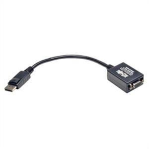 Tripp Lite Cable P134-06N-VGA 6in Displayport to VGA Adapter Male/Female Black