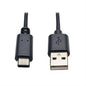 Tripp-Lite Cable U038-006 USB 2.0 USB Type-A Male to USB Type-C (USB-C) Male 6 feet - PuriLite