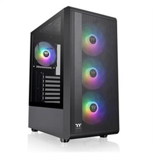 Thermaltake Chassis CA-1X2-00M1WN-01 S200 TG 4 x ARGB Black Mid Tower ATX - PuriLite