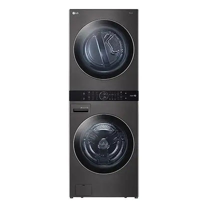 LG Single Unit Front Load LG WashTower 5.2 cu. ft. Washer and 7.4 cu. ft. Electric Dryer (WKEX200HBA) - PuriLite
