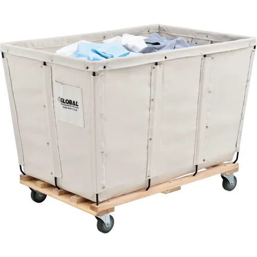 Global Industrial™ KD, 20 Bushel, Canvas Basket Bulk Truck
