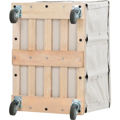 Global Industrial™ KD, 12 Bushel, Canvas Basket Bulk Truck