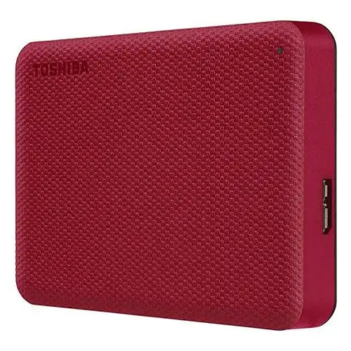 Toshiba Canvio Advance External Hard Drive USB 3.0 - 4TB - Red (HDTCA40XR3CA) - PuriLite