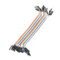 Jumper Wires - Connected 6" (M/F, 20 pack)