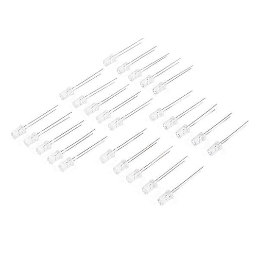 LED - Yellow with Resistor 5mm (25 pack)