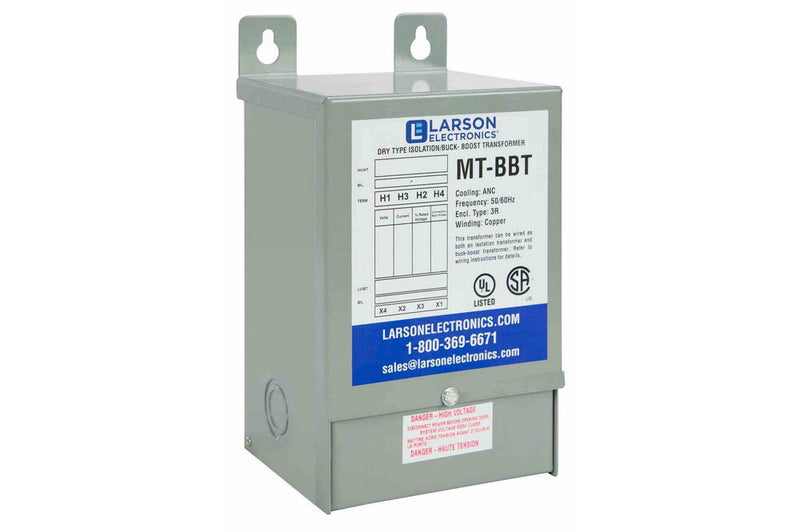 1-Phase Buck/Boost Step-Down Transformer - 229V Primary - 208V Secondary -9.17 Amps -50/60Hz