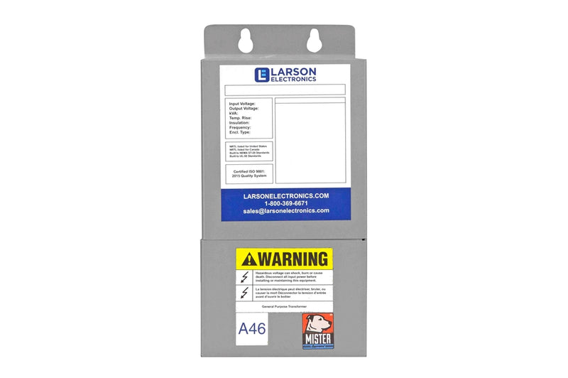 1-Phase Buck/Boost Step-Down Transformer - 115V Primary - 96V Secondary at 7.5 Amps - 50/60Hz