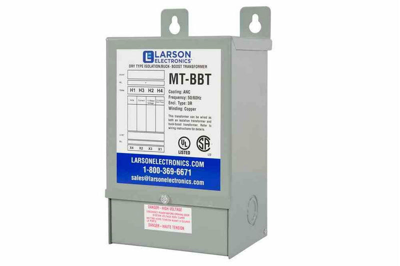 1 Phase Buck & Boost Step-Up Transformer - 115V Primary - 130V Secondary at 15.6 Amps - 50/60Hz