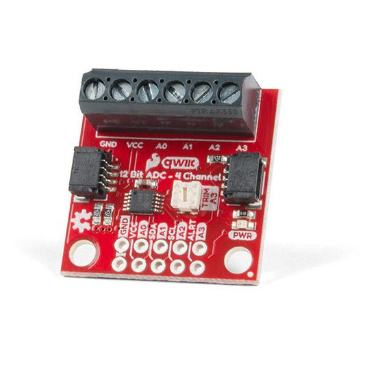 Qwiic 12 Bit ADC - 4 Channel (ADS1015)