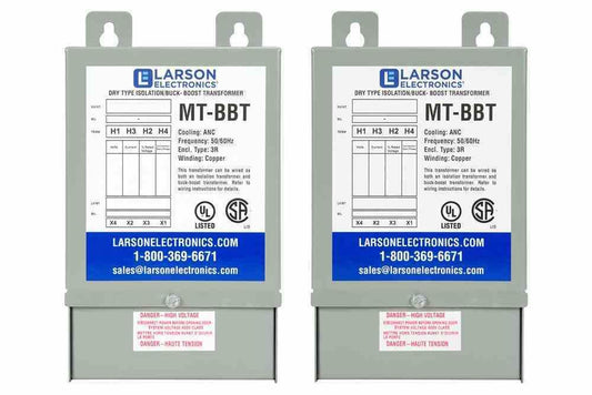3-Phase Delta Buck/Boost Step-Down Transformer - 257D Primary - 234D Secondary - 11.44 Amps- 50/60Hz