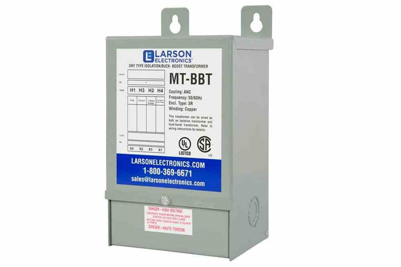 1 Phase Buck & Boost Step-Down Transformer - 230V Primary - 270V Secondary - 3.13 Amps - 50/60Hz