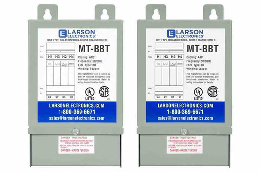 3-Phase Delta Buck/Boost Step-Down Transformer - 500V Primary - 476V Secondary - 10.94 Amps - 50/60Hz