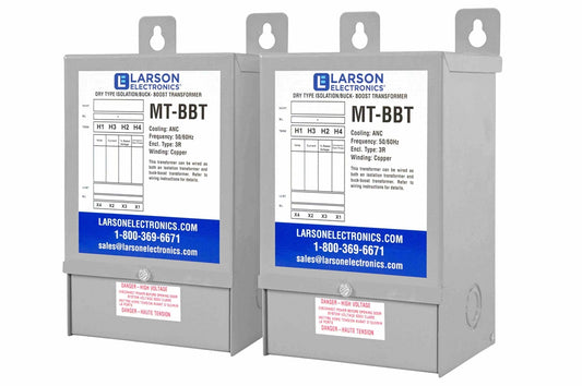 3-Phase Delta Buck/Boost Step-Down Transformer - 490V Primary - 467V Secondary - 15.3 Amps - 50/60Hz