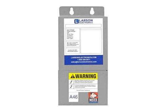 1-Phase Buck/Boost Step-Down Transformer - 230V Primary - 208V Secondary - 20 Amps - 50/60Hz