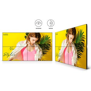 Samsung VMT-U Ultra Narrow Bezel Video Wall Display - 55" LCD - 1920 x 1080 - Direct LED - 500 cd/m² - 1080p - HDMI - USB - DVI - SerialEthernet - Black