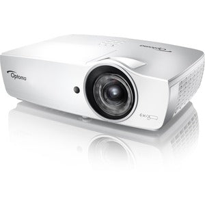 Optoma EH460ST 3D Ready Short Throw DLP Projector - 16:9 - 1920 x 1080 - Rear, Ceiling, Front - 1080p - 2500 Hour Normal Mode - 3500 Hour Economy Mode - Full HD - 20,000:1 - 4200 lm - HDMI - USB - 3 Year Warranty