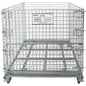 Collapsible Wire Container, 40" W x 48" D x 42" H, 4000 lbs. Capacity