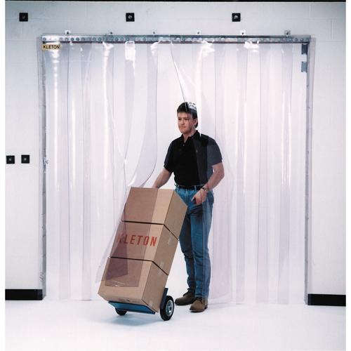 Strip Curtain Doors, 4' x 7' Door Opening, 8" Strip Width, 0.080" Strip Thickness