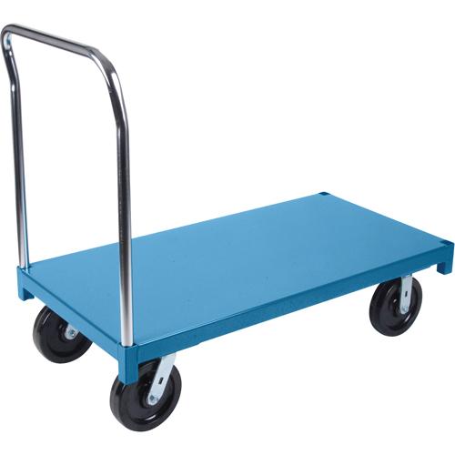 Heavy-Duty Platform Truck, 48" L x 30" W, 2500 lbs. Capacity, Nylon Casters