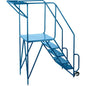 Mechanics/Maintenance Rolling Ladder, Steel, 5 Steps, 47" Platform Height - PuriLite