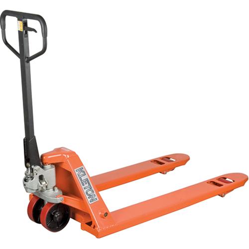 Heavy-Duty Hydraulic Pallet Truck, Steel, 48" L x 27" W, 5500 lbs. Capacity