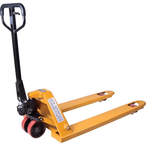 Hydraulic Pallet Trucks, Steel, 36" L x 27" W, 5500 lbs. Capacity