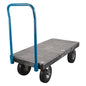 Plastic Platform Truck, 48" L x 24" W, 1000 lbs. Cap., Flat Free Wheels