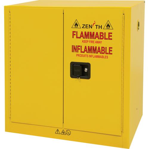 Flammable Storage Cabinet, 22 gal., 2 Door, 35" W x 35" H x 22" D