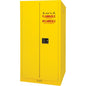 Flammable Storage Cabinet, 60 gal., 2 Door, 34" W x 65" H x 34" D