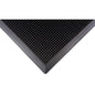Outdoor Entrance Matting, Rubber, Scraper Type, Textured Pattern, 3' x 6', Black - PuriLite