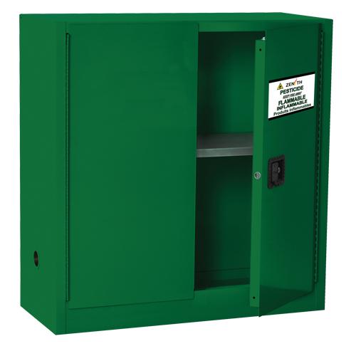 Pesticide Storage Cabinet, 30 gal., 44" H x 43" W x 18" D