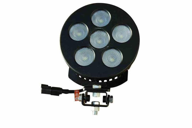 60 Watt LED Equipment Light - 60 Watts - 5400 Lumens - Adjustable Trunnion Mount - Milspec Compliant