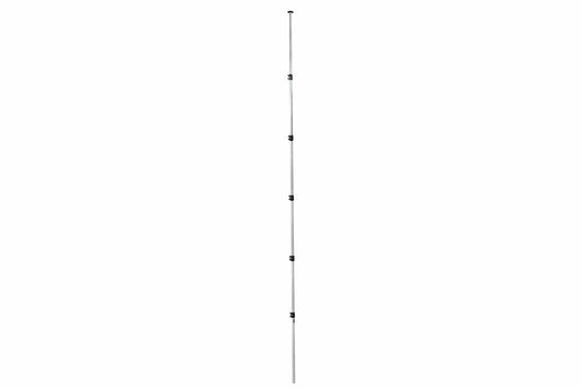 Six-Stage Aluminum Pole - 6.7' to 30' - Circular Top Mounting Plate - 100 MPH Windload Capacity