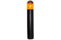 15W Round Dome Top LED Bollard Light - 120/277V AC - Amber Light Output - Wet Location Approved