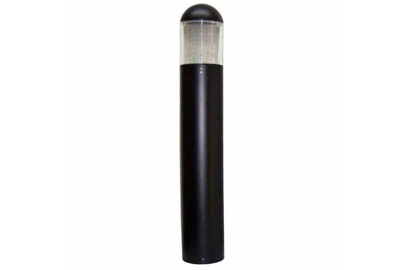 15W Round Dome Top LED Bollard Light - 1,776 Lumens - 120/277V AC - Wet Location Approved