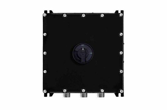 25A Explosion Proof Non-fused Disconnect Switch Isolator - 415V, 50Hz - (1) NO Aux Contact - Black - ATEX Rated, IP66