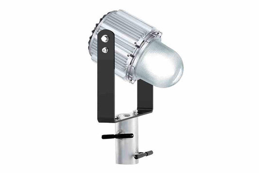 100W Explosion Proof Incandescent Jar Fixture - 230V 50 Hz - ATEX/IECEx - IP66 - Pole Top Mount