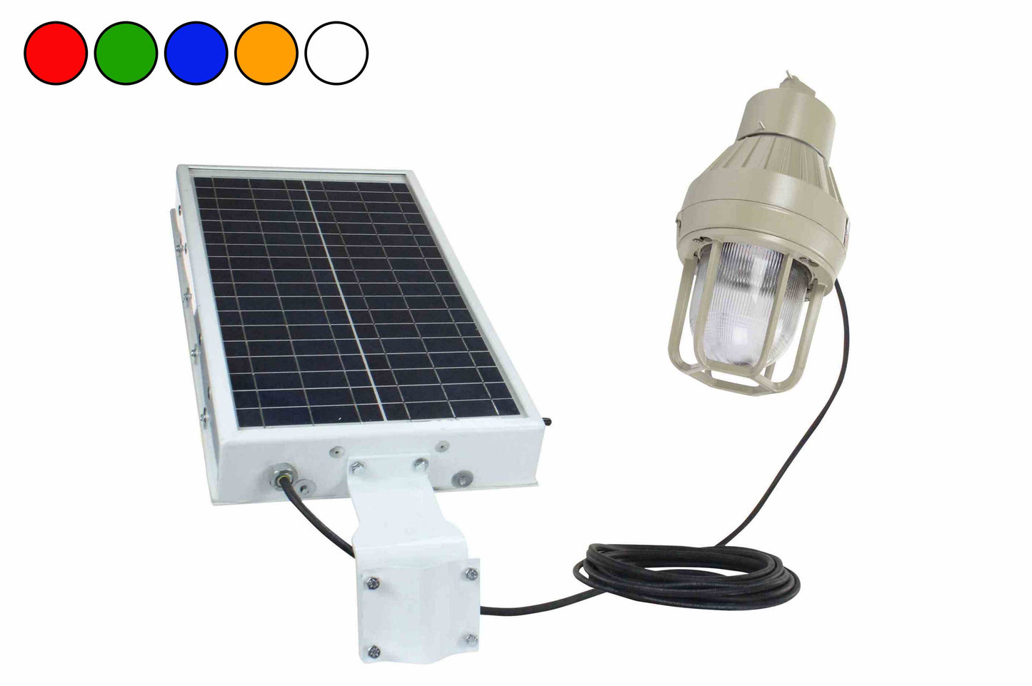 Larson Skid Mount Five Stage Light Mast - Extends up to 24 Feet - Articulating Mast Head - 6,000W Capacity