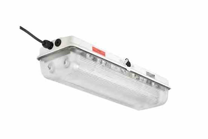 28W Flameproof Fluorescent Linear Fixture - 220V, 50Hz - (2) 2' T5 Lamps - ATEX/IECEx - IP66